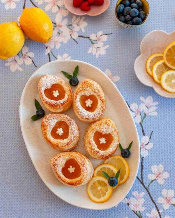 Lemon Puff Pastry Tartlets