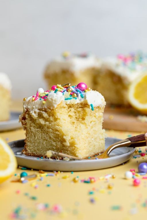 Lemon Zest Confetti Cake