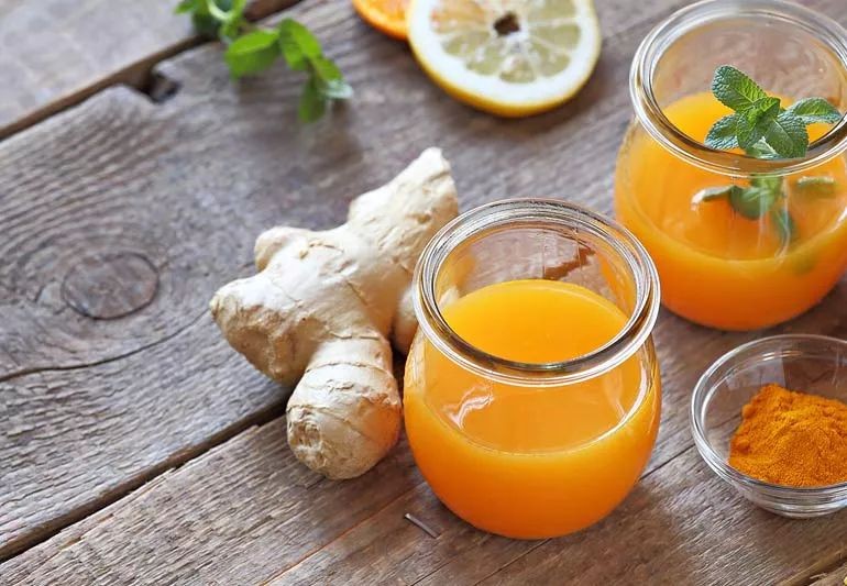 Lemon-Ginger Gut-Cleansing Shot