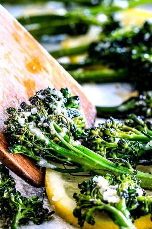 Lemon-Parmesan Roasted Rapini