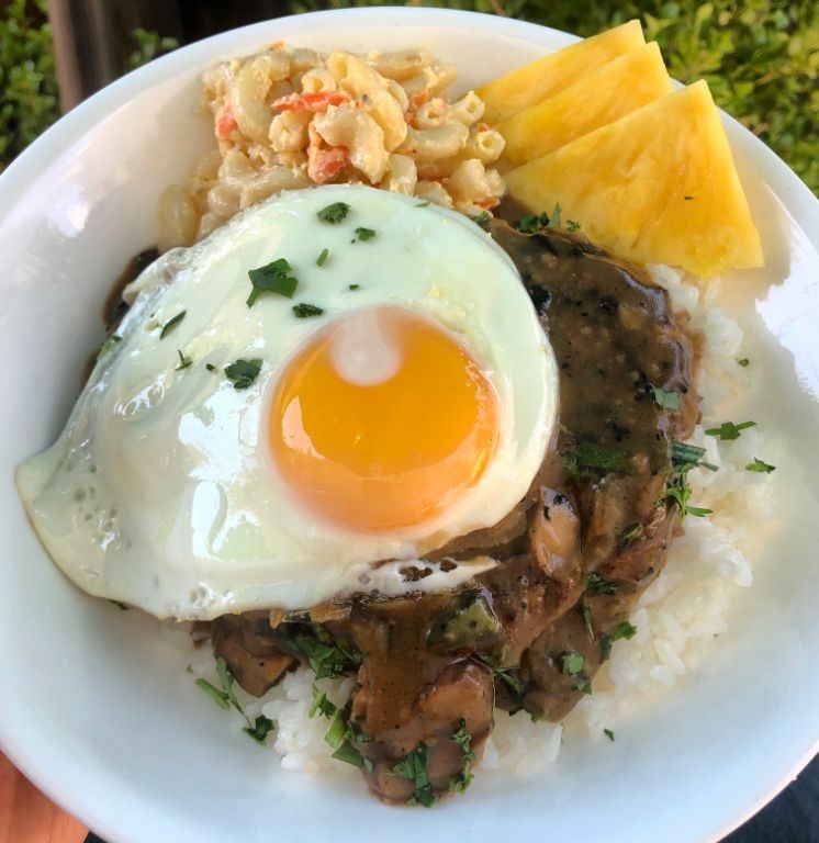 Lemongrass Chicken Loco Moco