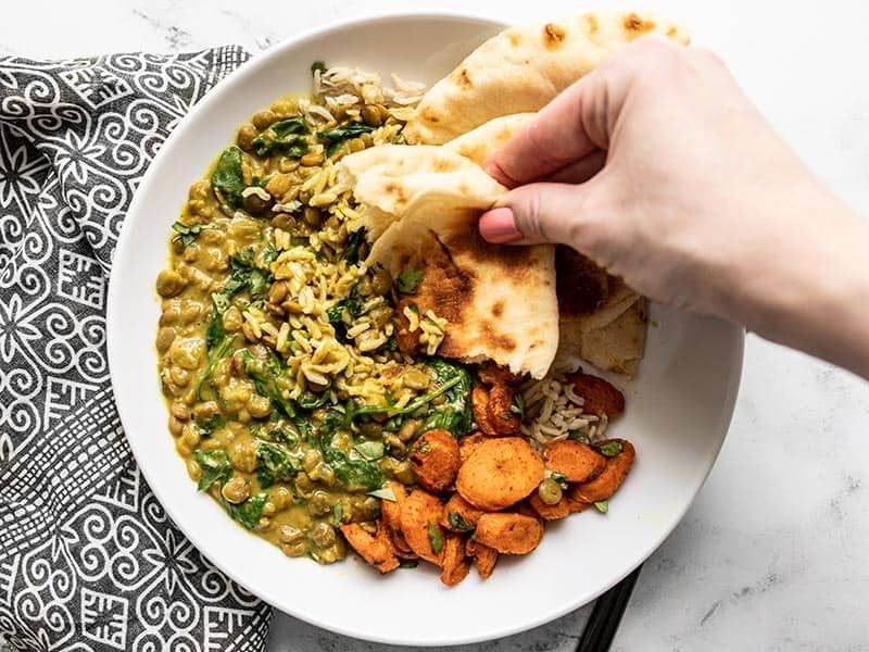 Lentil and Spinach Curry