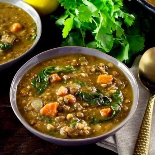 Lentil and Spinach Soup