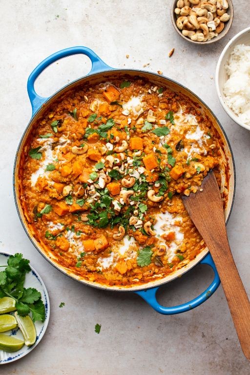 Lentil and Sweet Potato Curry
