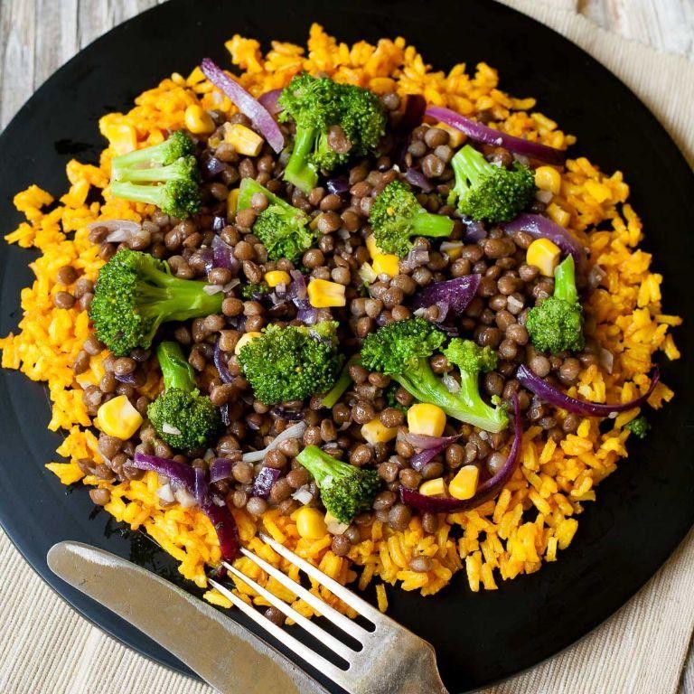 Lentil and Vegetable Stir-Fry