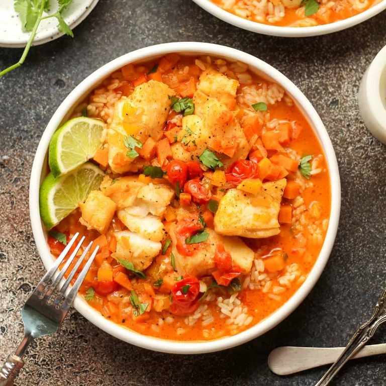 Light Coconut Curry Fish Stew