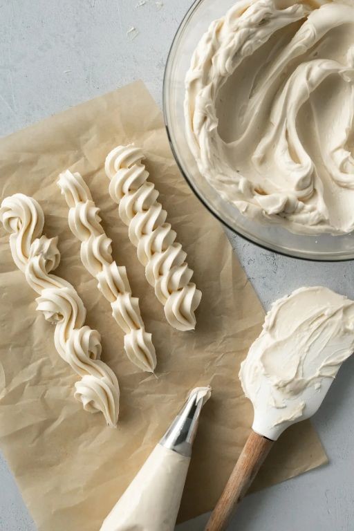 Light Whipped Vanilla Swiss Meringue Frosting