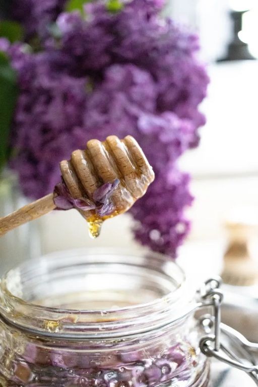 Lilac Infused Honey Butter