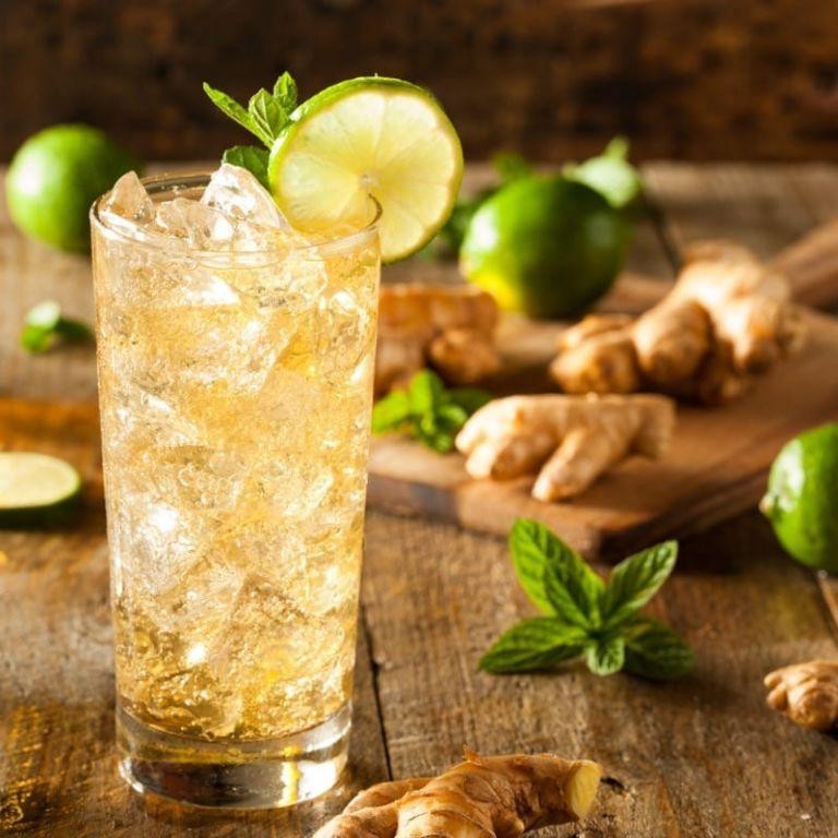 Lime Vodka Ginger Fizz