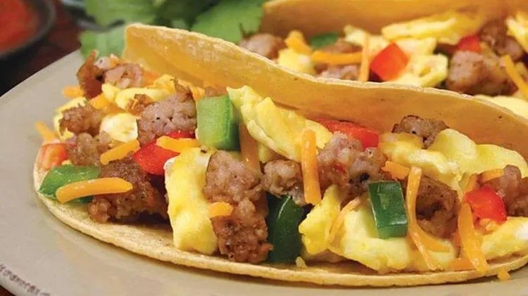 Link Sausage and Egg Breakfast Tacos