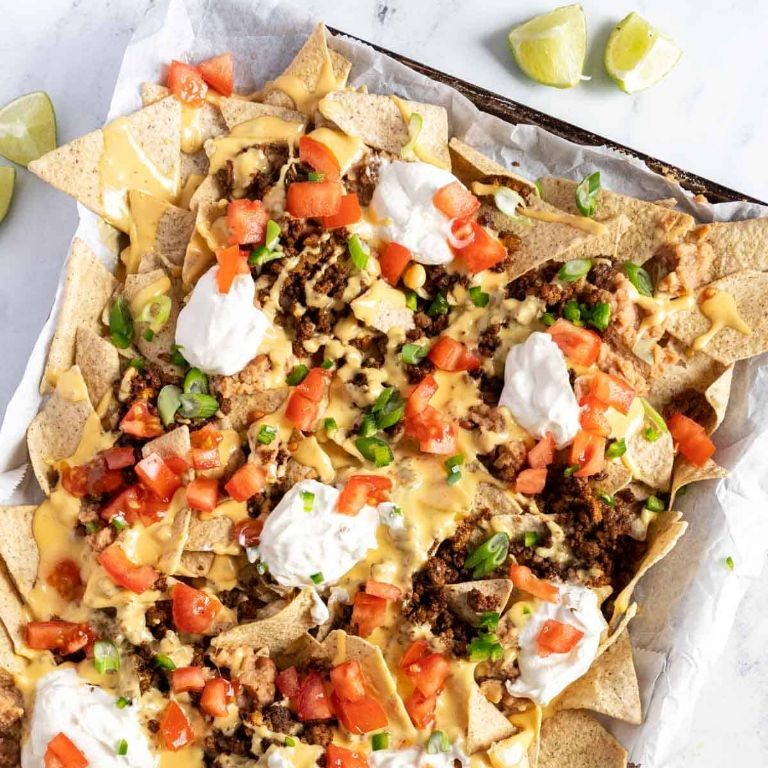 Loaded Beef Nachos Supreme