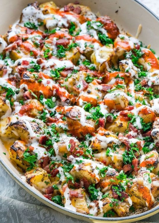 Loaded Cheesy Bacon Ranch Potatoes