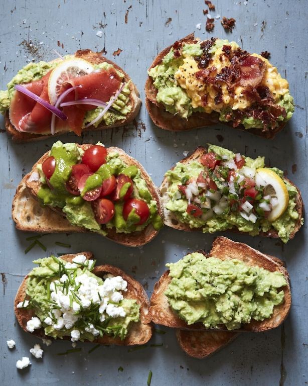 Loaded Guacamole Avocado Toast
