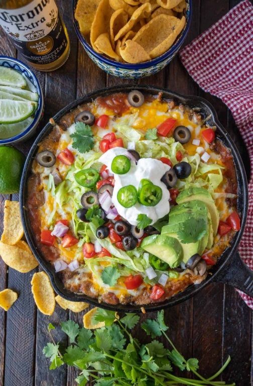 Loaded Nacho Taco Dip