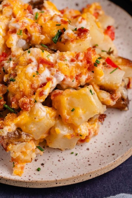 Loaded Veggie Potato Casserole