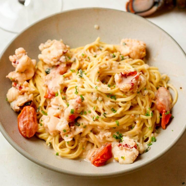 Lobster Cream Spiral Pasta