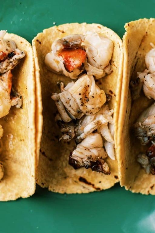Lobster Tacos with Garlic Butter Sauce