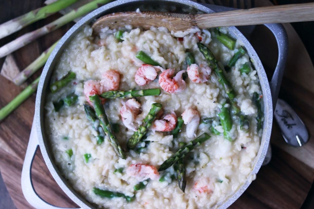 Lobster and Asparagus Bertolli Alfredo Risotto