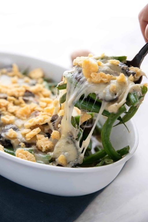 Low Carb Pork and Green Bean Casserole