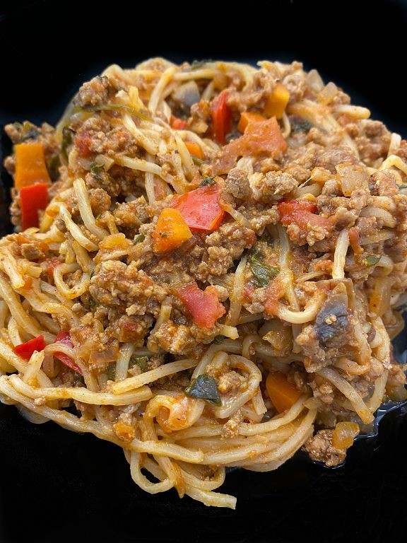 Low-Carb Beef Bolognese with Heart of Palm Pasta