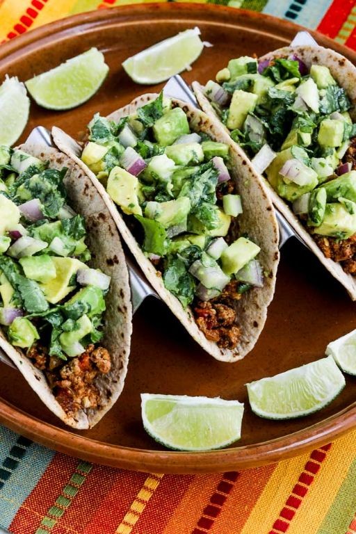 Low-Carb Keto Ground Turkey Tacos