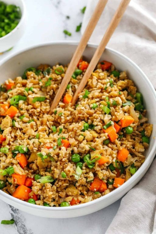 Lowfat Cauliflower Fried Rice