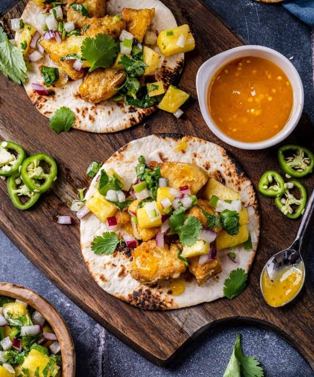Mahi-Mahi Tacos with Pineapple Salsa