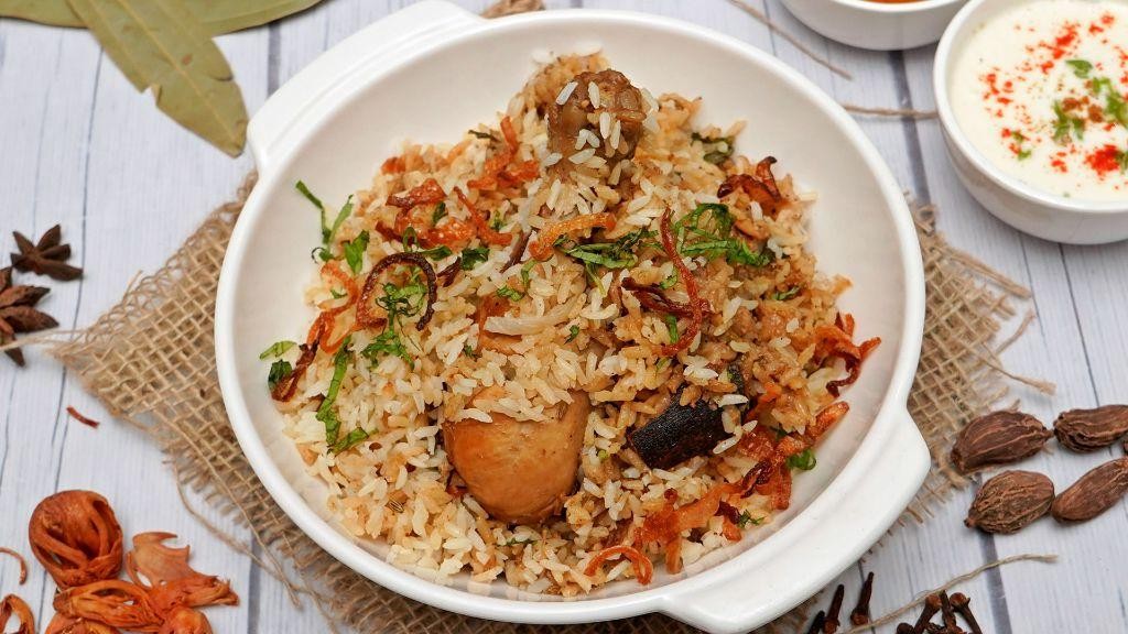 Malabar Chicken Biryani with Ghee
