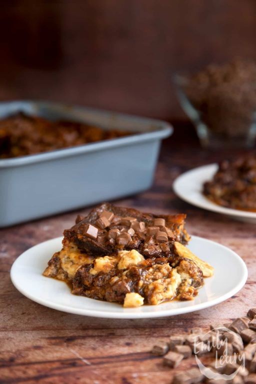 Malted Milk Bread Pudding