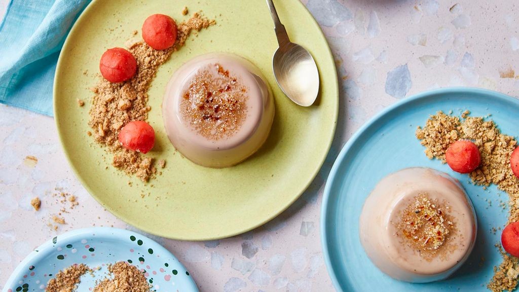 Malted Milk Panna Cotta