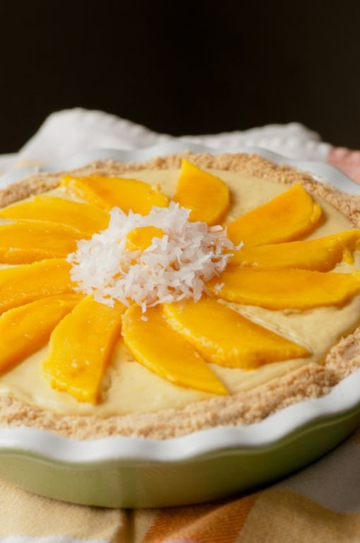 Mango Coconut Cream Pie