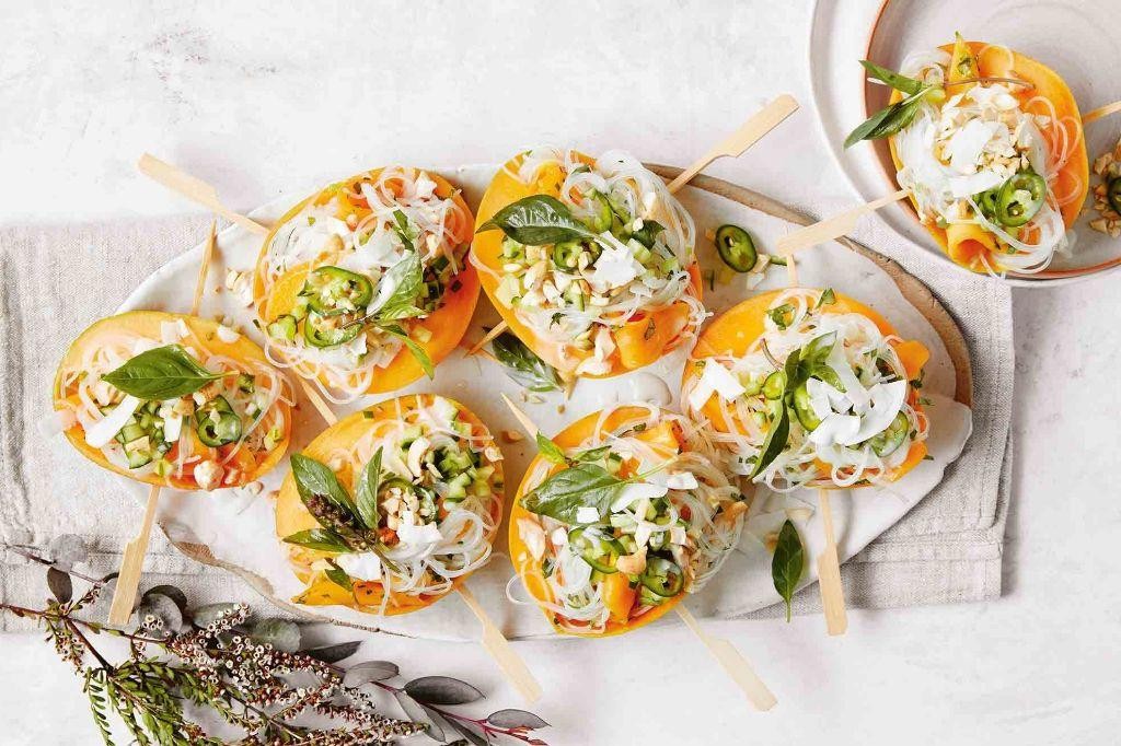 Mango Coconut Noodle Salad