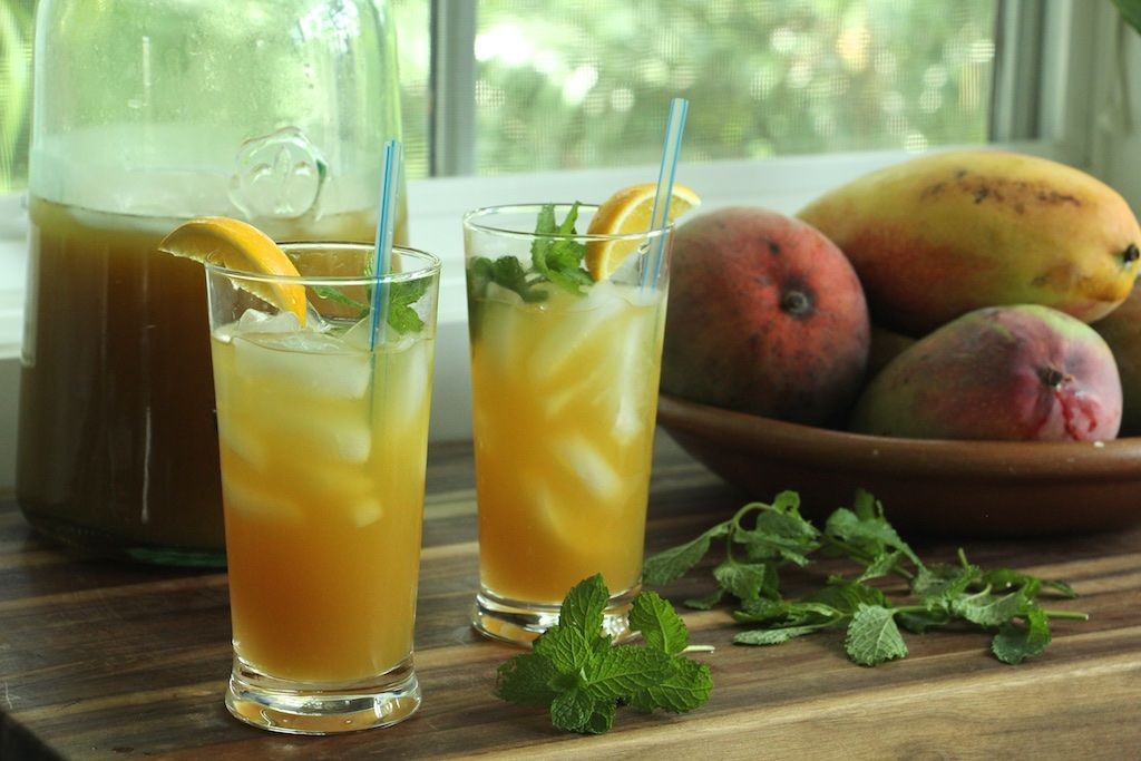 Mango Mint Iced Tea