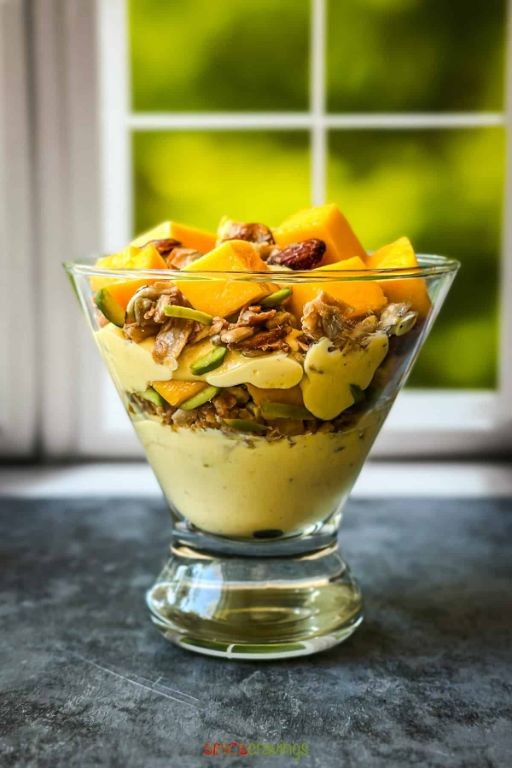 Mango Monin Yogurt Parfait
