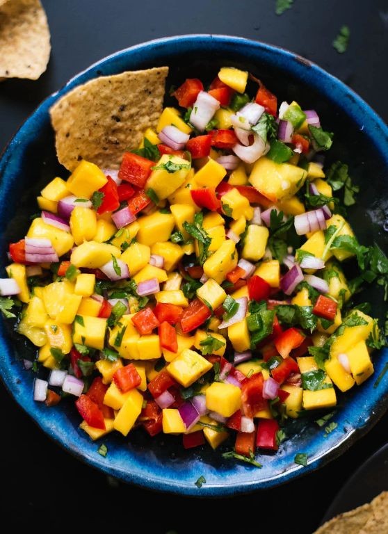 Mango Salsa Taco Dip