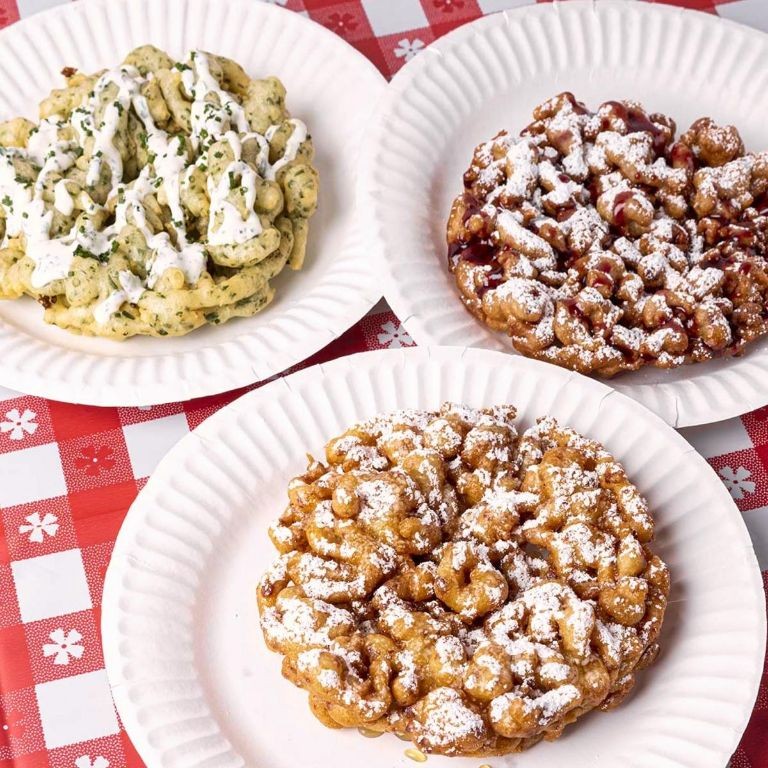 Maple Bacon Funnel Cake