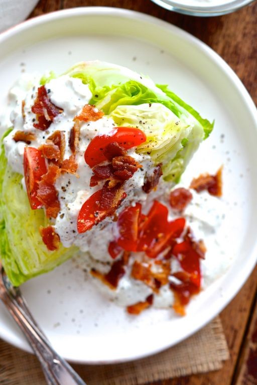 Maple Bacon Wedge Salad