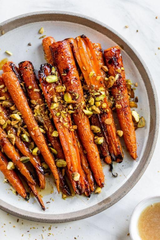 Maple Glazed Roasted Carrots