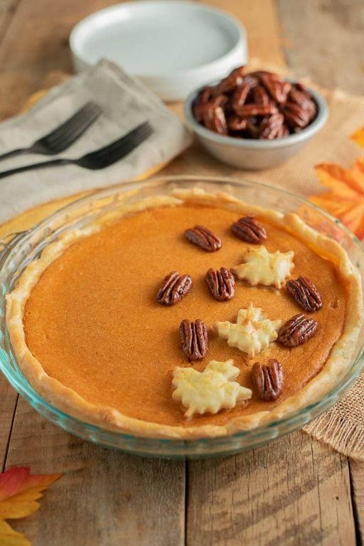 Maple Glazed Sweet Potato Pie