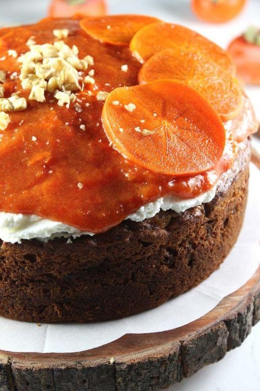 Maple Persimmon Jam with Walnuts