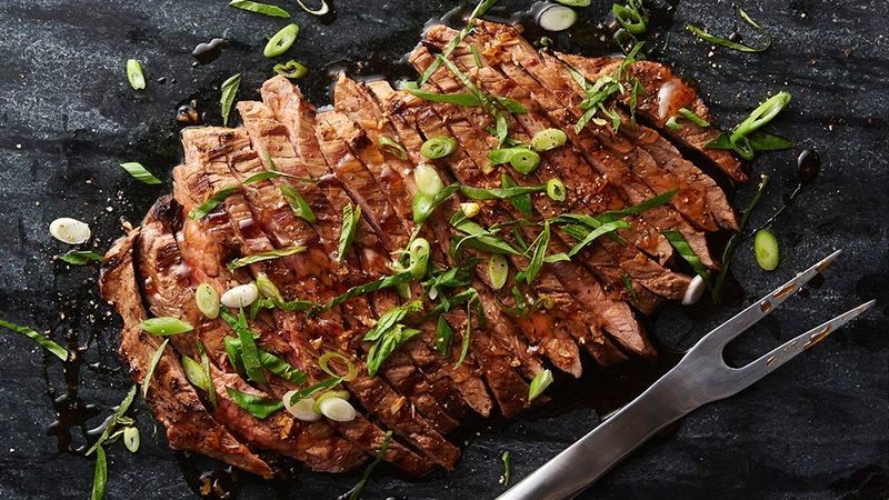 Maple Soy Glazed Oven Steak
