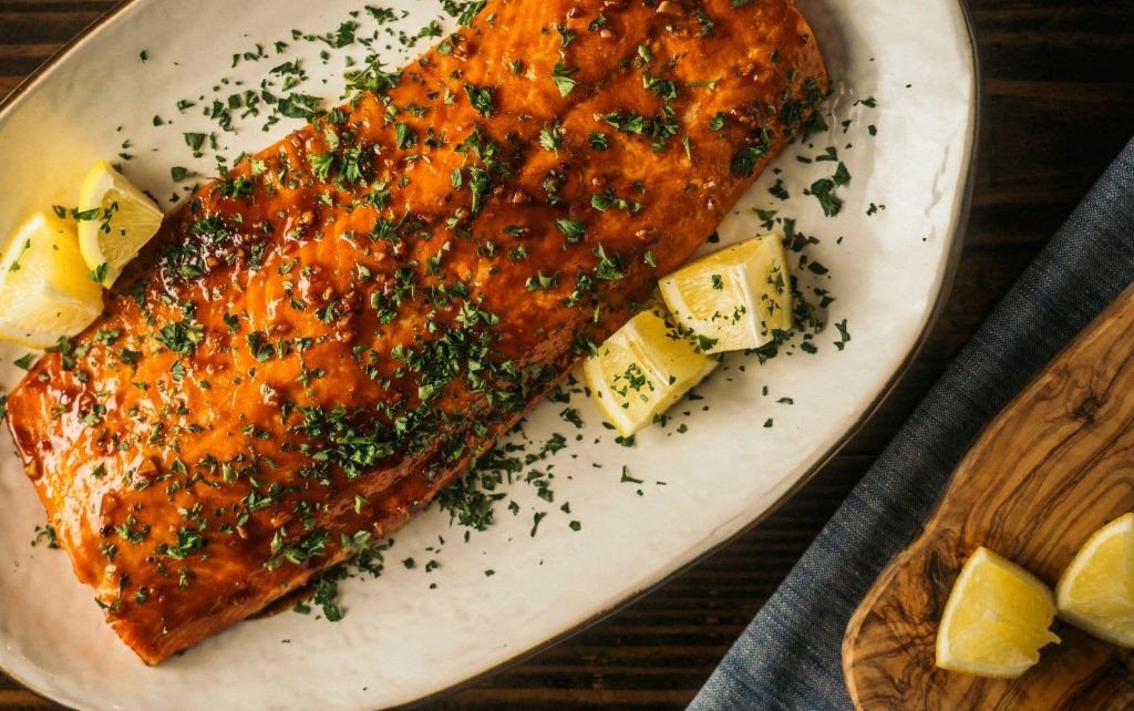 Maple Soy Grilled Trout