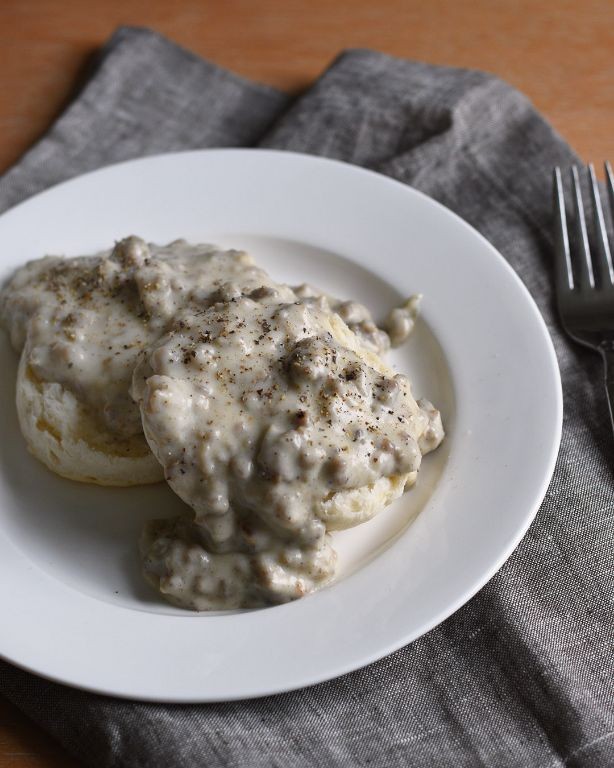 Maple-Bourbon Sausage Gravy