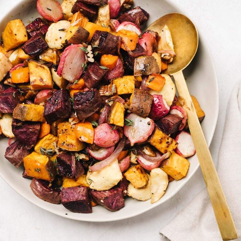 Maple-Glazed Elk Roast with Root Vegetables