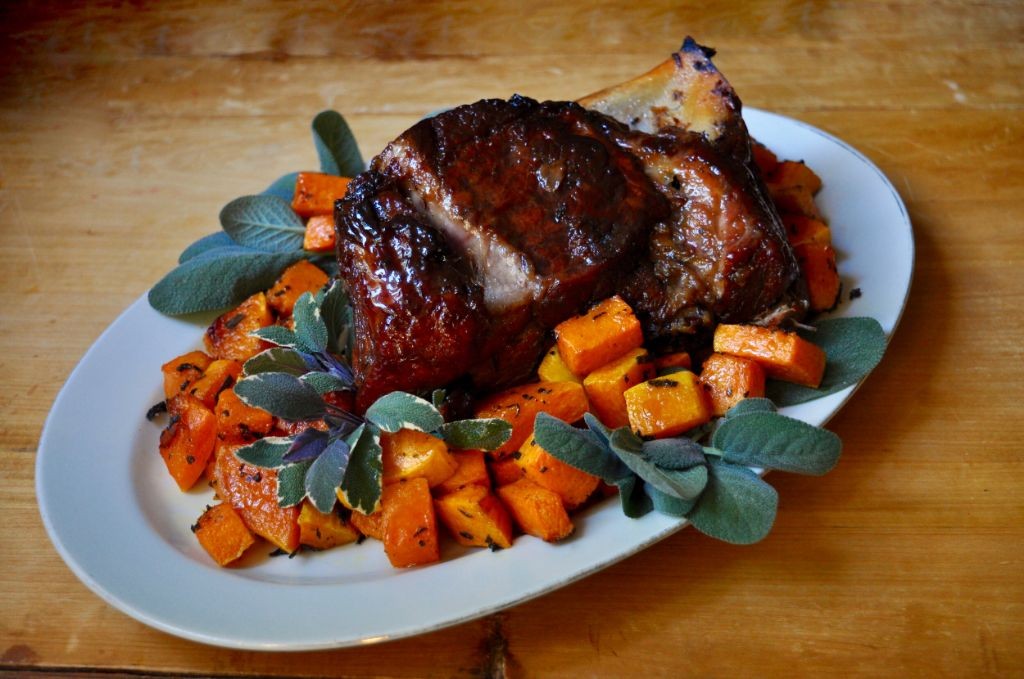 Maple-Glazed Pork Cushion Roast