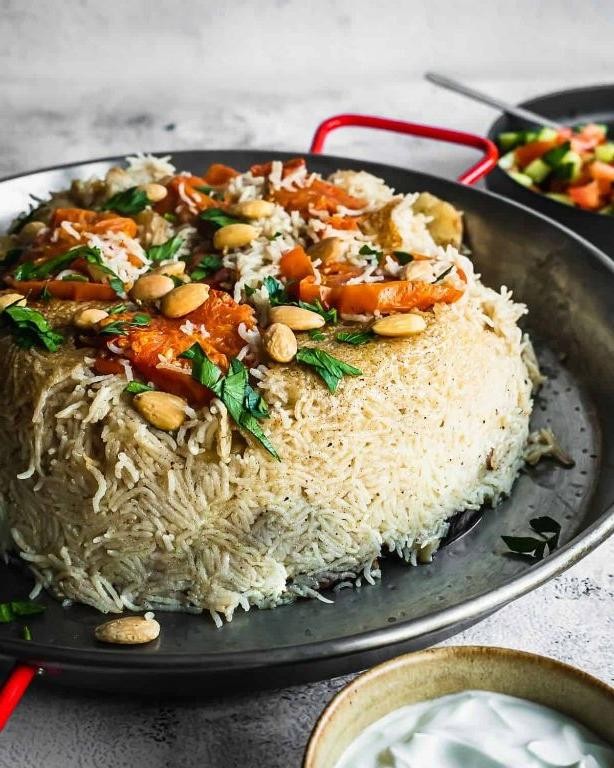 Maqluba (Upside-Down Rice and Vegetable Dish)