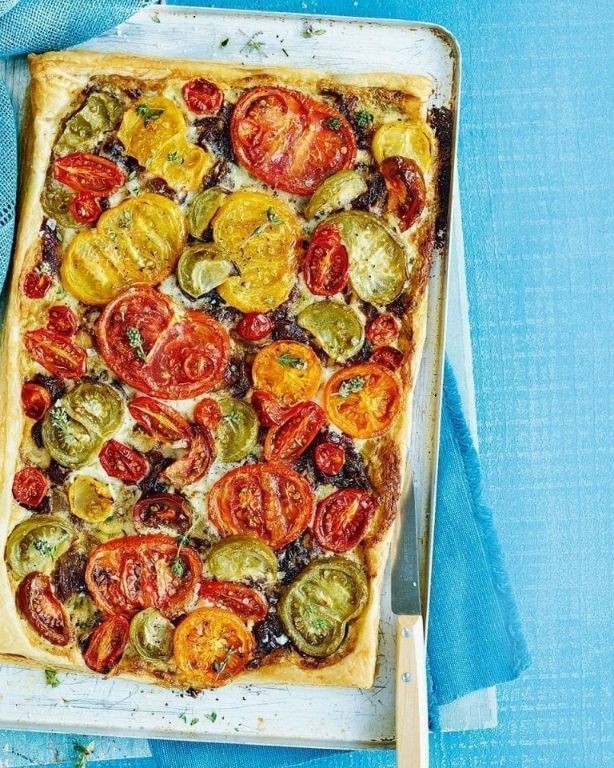 Mascarpone and Caramelized Onion Tart