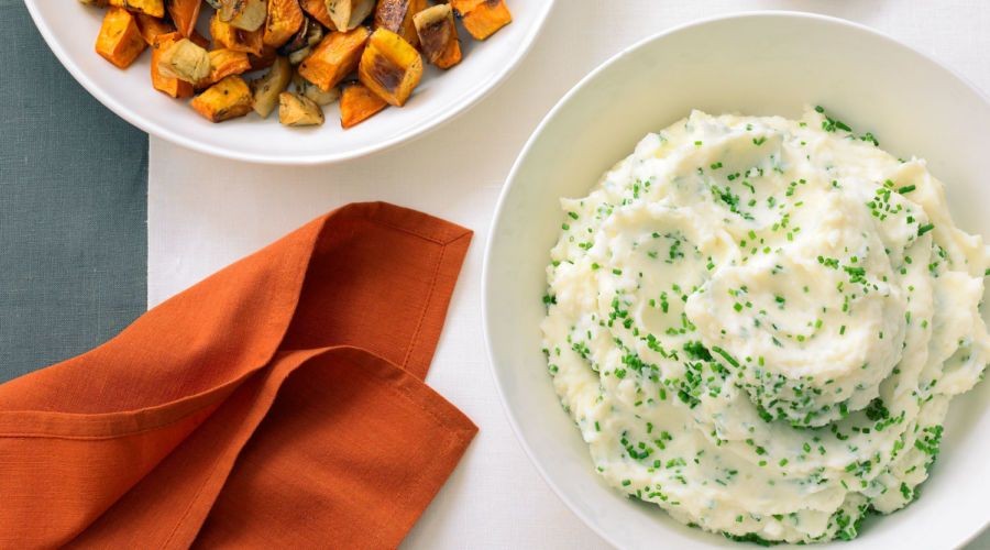 Mascarpone and Chive Mashed Potatoes
