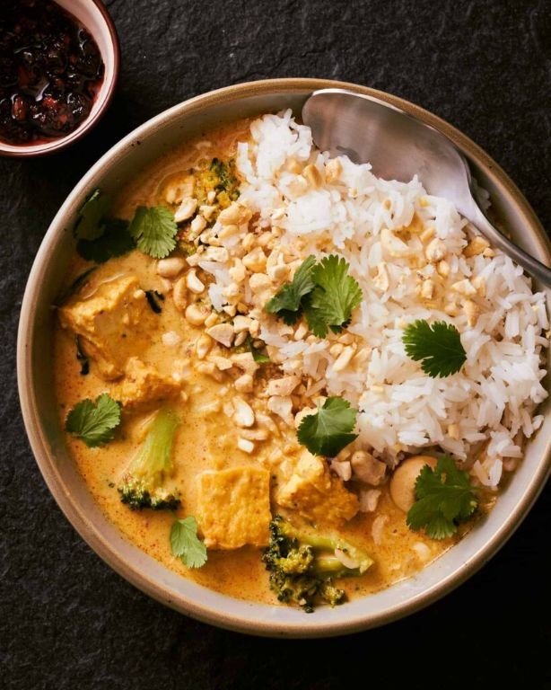 Massaman Curry with Tofu and Coconut Milk