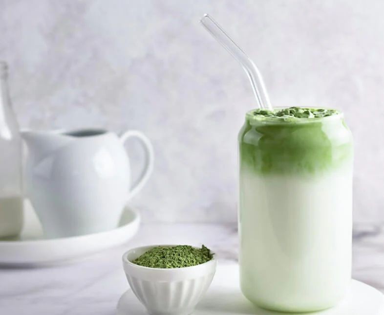 Matcha Coconut Milk Iced Tea